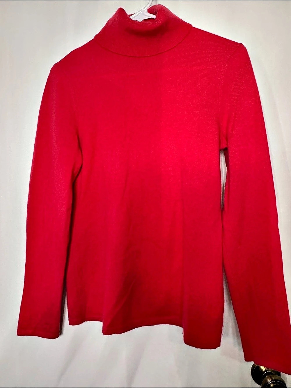 Saks Fifth Avenue Cashmere Turtleneck Sweater pink Medium